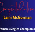 Laini McGorman Australian Champion of Champions