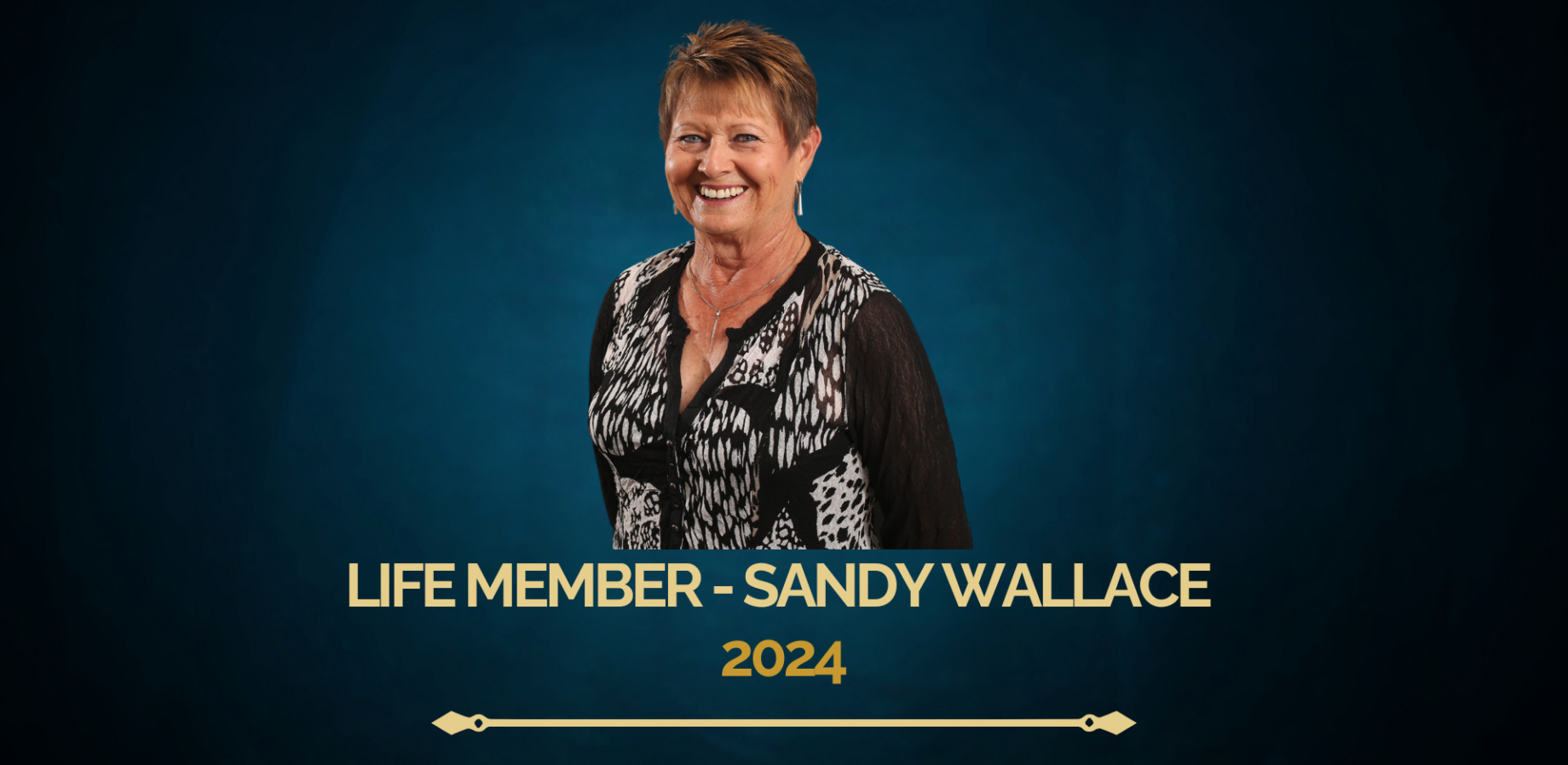 Life Member Award 2024 Sandy Wallace