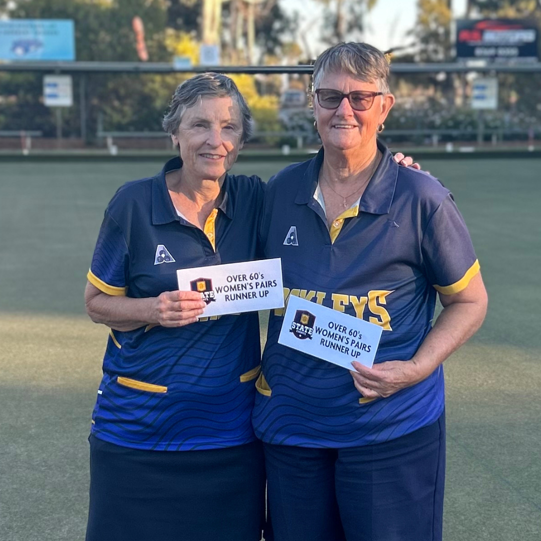 O60s Women's Pairs Runner Up
